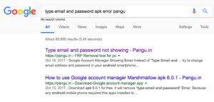 Bypass ERROR in Type Email and Password on Google Account manager