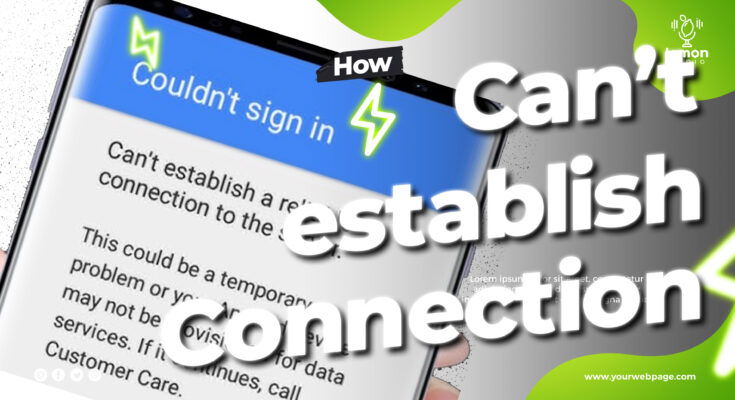 Can’t establish a reliable connection to the server after factory reset